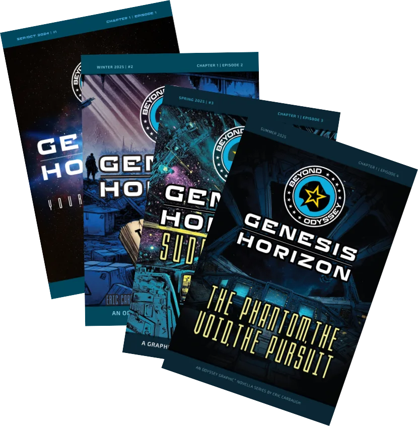 Beyond Odyssey Genesis Horizon - Saga Series Graphic+ Novel Episode Books