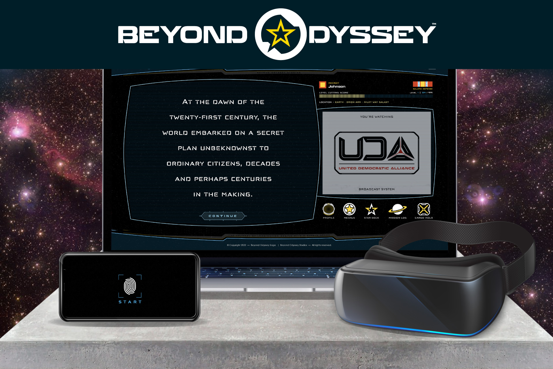 Beyond Odyssey - beyondodyssey.io - devices image